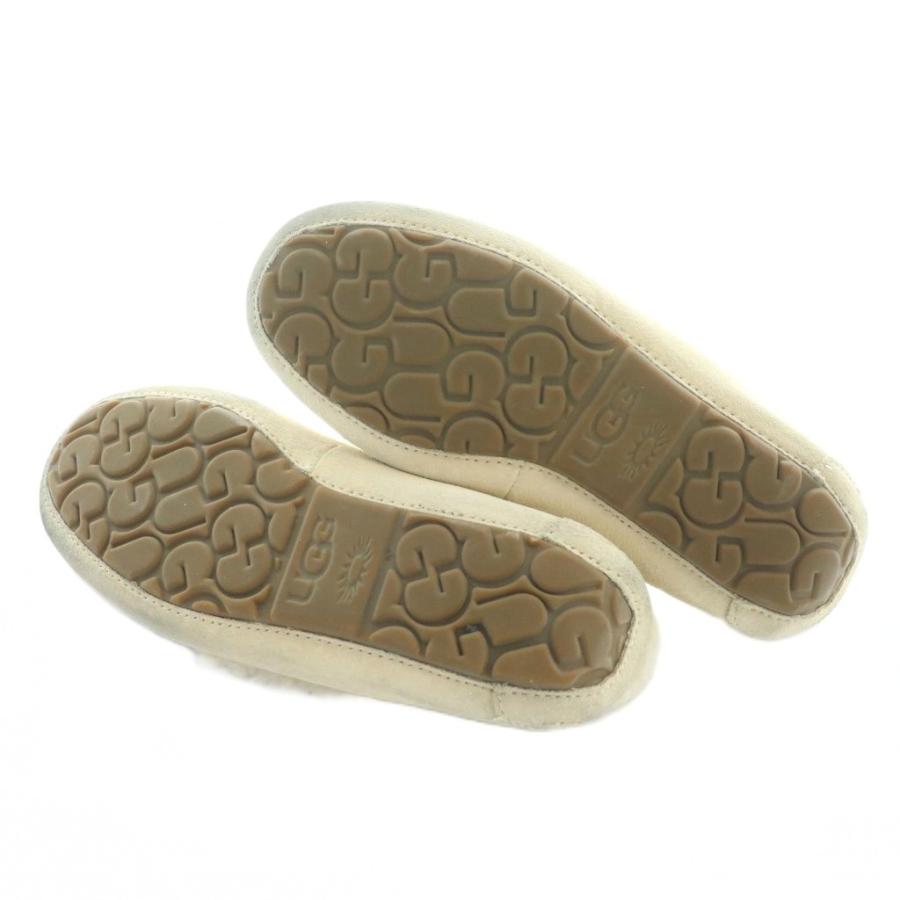 【中古】アグ UGG ANSLEY BRAID アンスレー ブレイド モカシン ムートン スエード US6 23cm ベージュ 1143975 アグ UGG ANSLEY BRAID アンスレー ブレイド モカシン ムートン