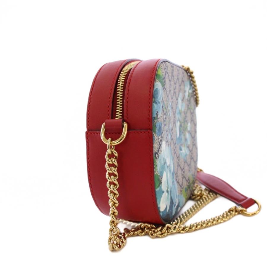 【中古】グッチ GUCCI GGブルームス スプリーム チェーンショルダーバッグ ベージュ 赤 546313 /KH ■OH レディース GUCCI（グッチ） GUCCI GGブルームス スプリーム チェーンショルダー