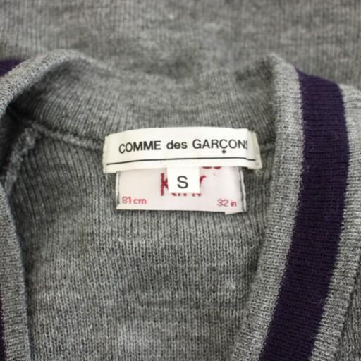 【中古】コムデギャルソン チャーリー・カーク AD2012 ニットカーディガン S グレー IJ-N003 メンズ レディース コムデギャルソン チャーリー・カーク Charlie Kirk AD2012 ニット