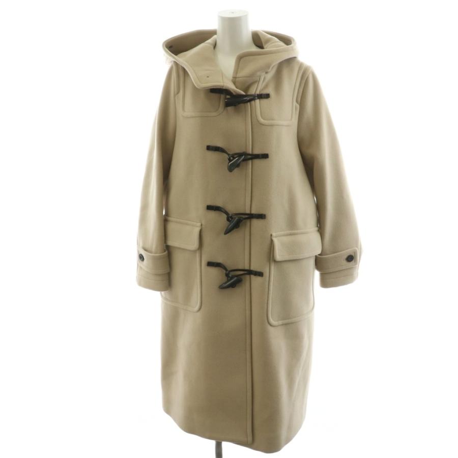 【中古】トゥモローランド TOMORROWLAND ダッフルコート ロング トグルボタン フード ウール アウター 34 ベージュ トゥモローランド TOMORROWLAND ダッフルコート ロング トグルボタン