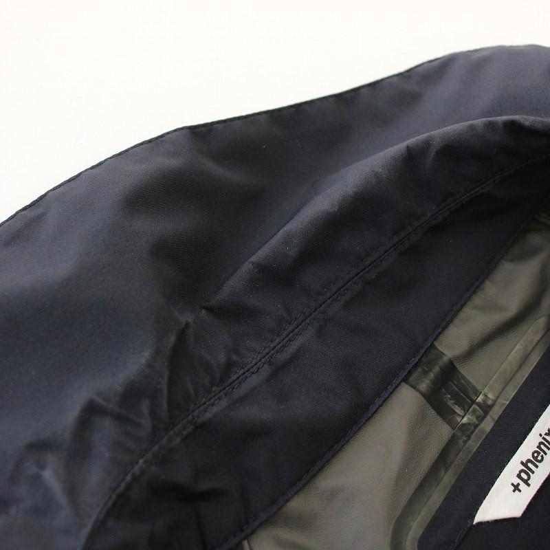 【中古】フェニックス PHENIX ステンカラーコート GORE-TEX ロング コート S ネイビー 紺 114-10-0095 /☆G メンズ フェニックス PHENIX ステンカラーコート GORE-TEX ロング コート S