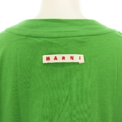 【中古】未使用品 マルニ レタリングプリントミドルスリーブクルーネックオーバーサイズT THJET49EPH レディース MARNI（マルニ） 未使用品 レタリングプリントミドルスリーブクルー