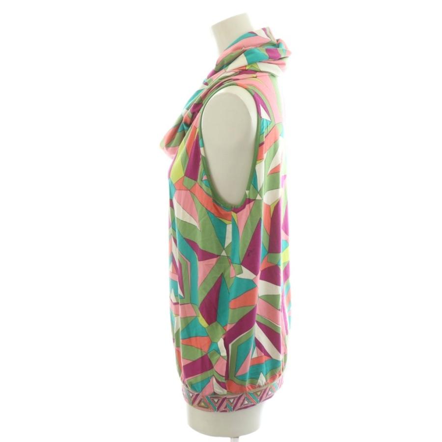 EMILIO PUCCI ノースリーブトップス　エミリオプッチ エミリオプッチ EMILIO PUCCI カットソー ノースリーブ タートルネック