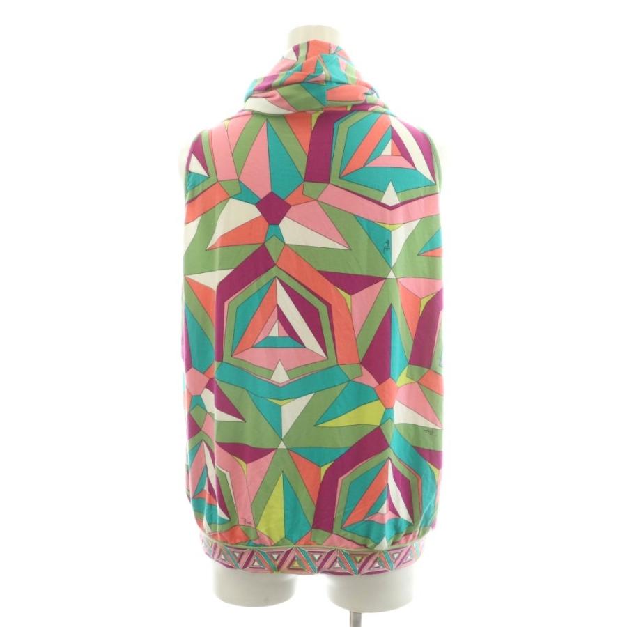 EMILIO PUCCI ノースリーブトップス　エミリオプッチ エミリオプッチ EMILIO PUCCI カットソー ノースリーブ タートルネック
