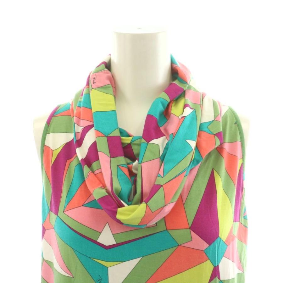 エミリオプッチ EMILIO PUCCI カットソー ノースリーブ タートルネック