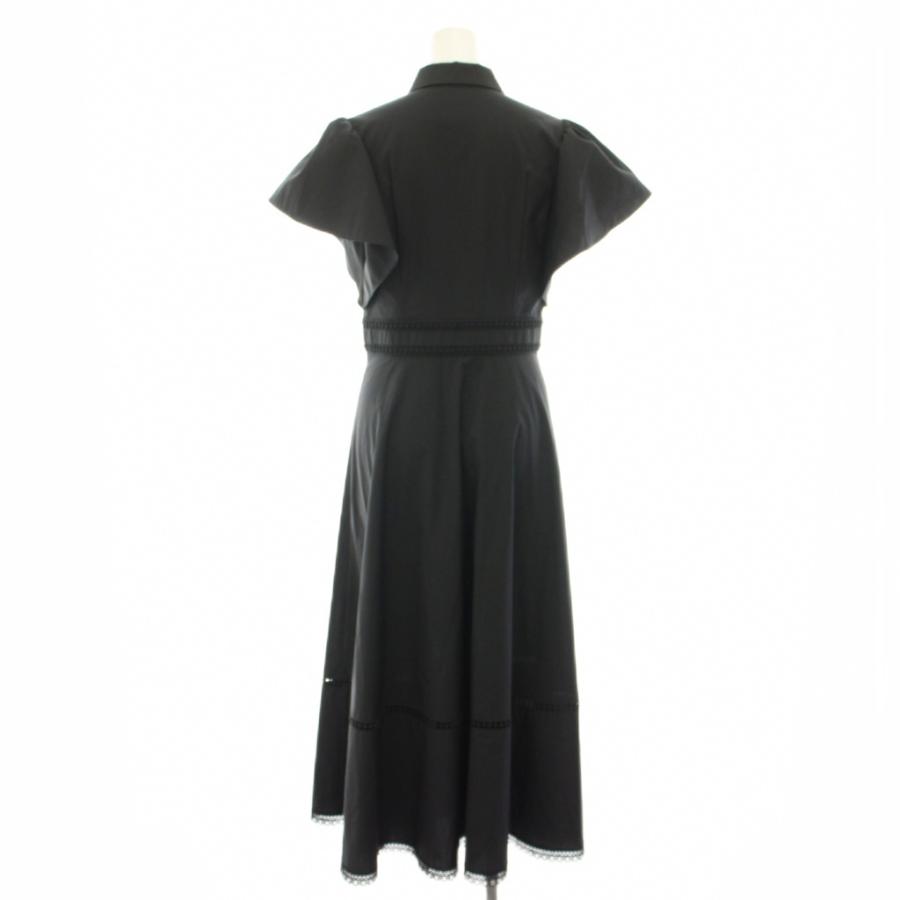 ルルウィルビー Loulou Willoughby レーストリムシャツワンピース