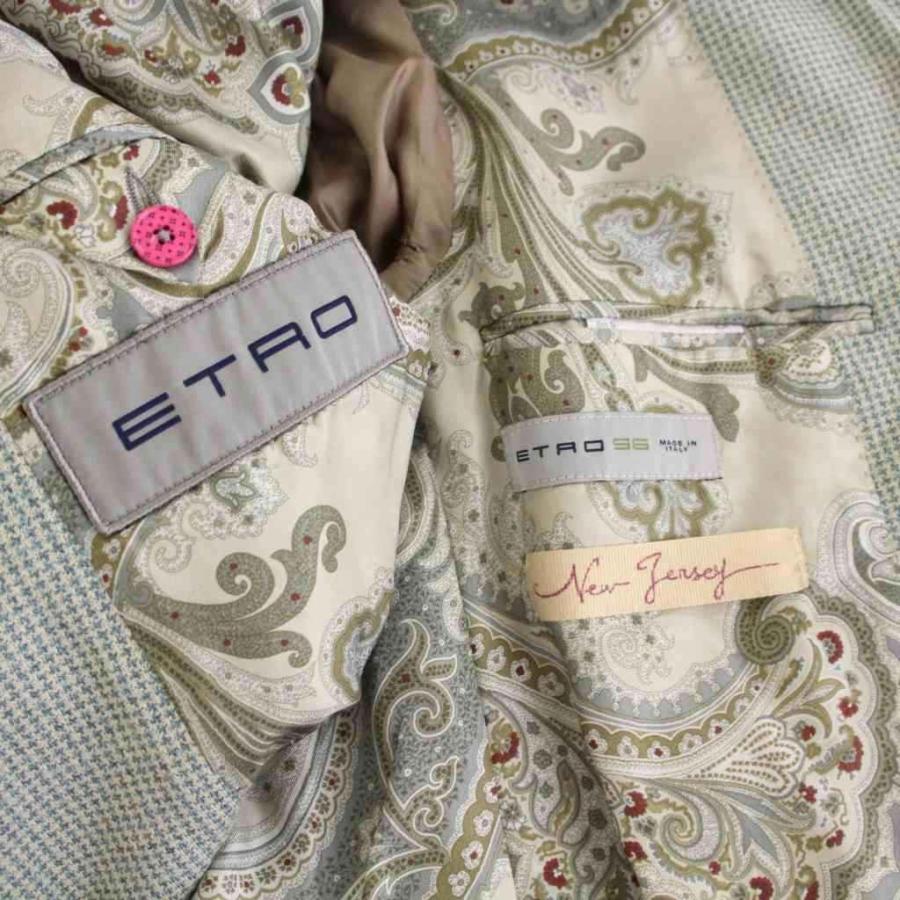 ETRO（エトロ） テーラードジャケット ヘリンボーン リネン混 アウター