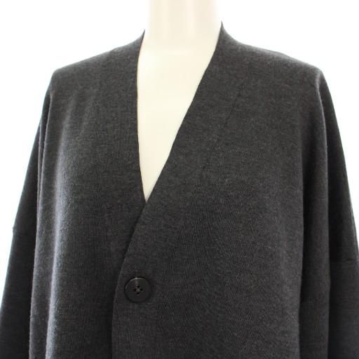 エンフォルド ENFOLD V CARDIGAN カーディガン ニット 長袖 38 グレー