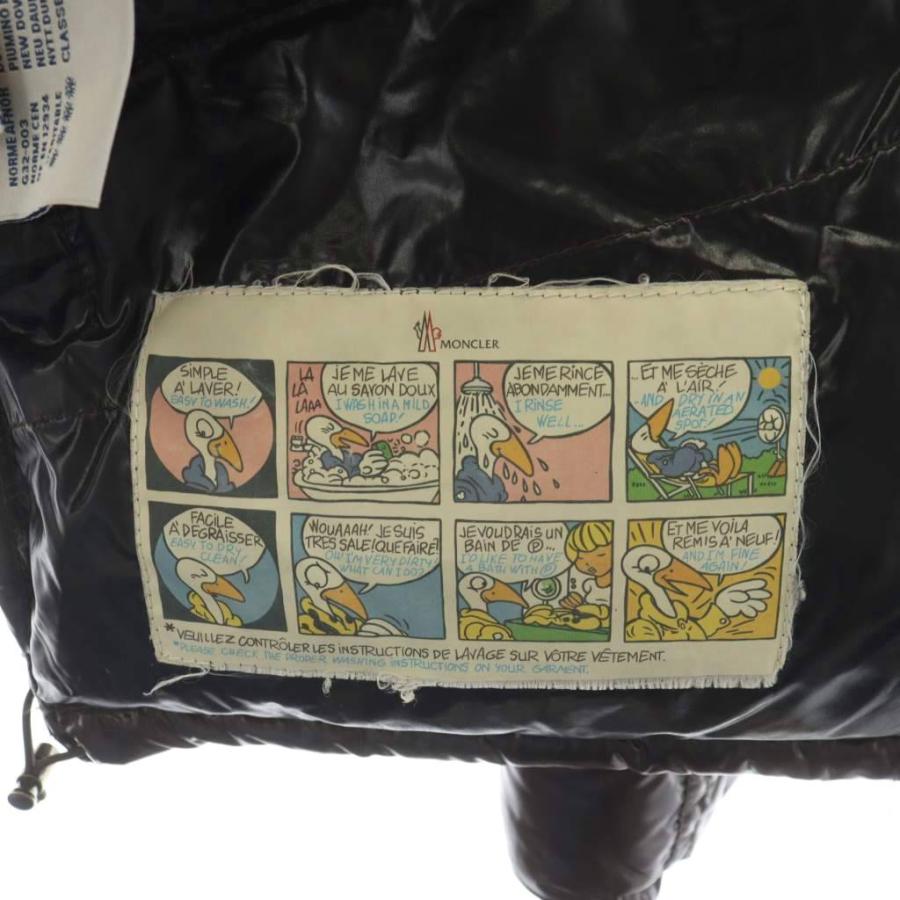 MONCLER ブラウン ダウンジャケット フード付き サイズ表記2 ブラウン Madeira Hooded Short Down Jacket : ショートダウン