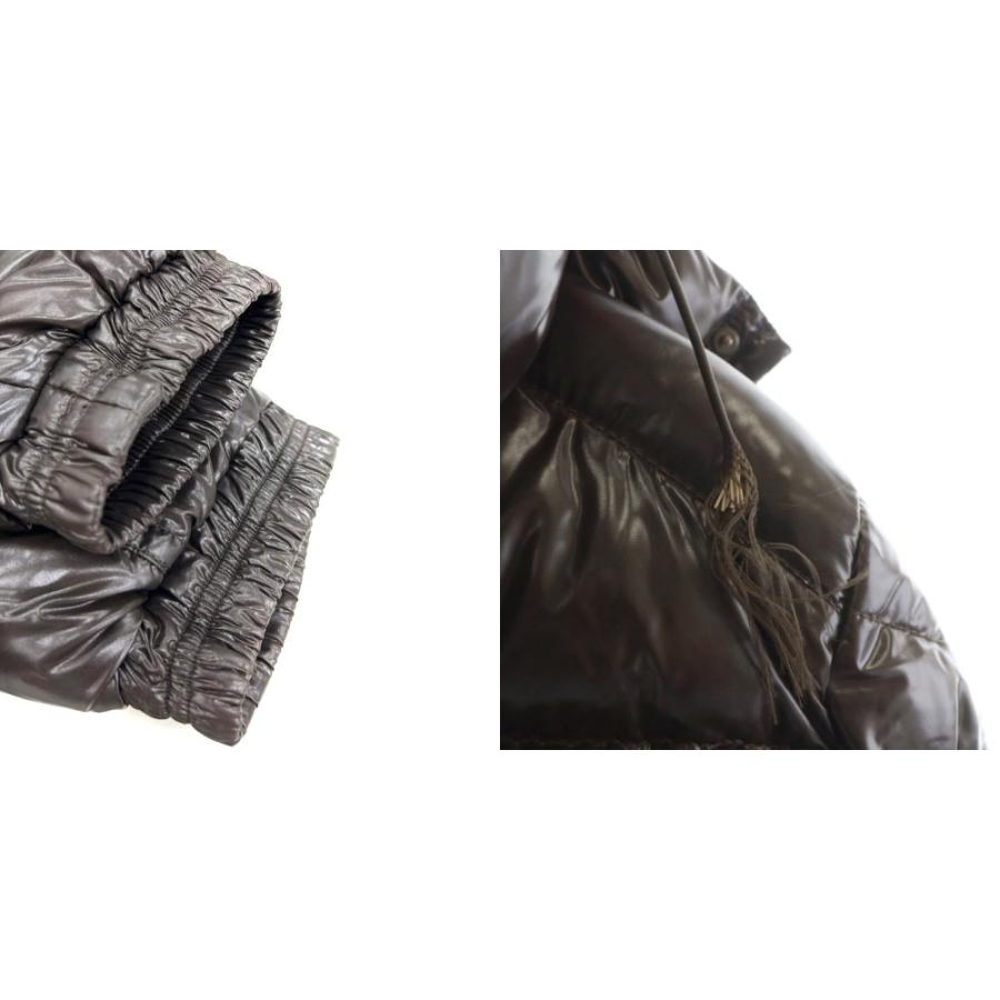 モンクレール　ダークブラウン　ダウンジャケット MONCLER（モンクレール） MONCLER K2 ダウンジャケット フード ロゴ