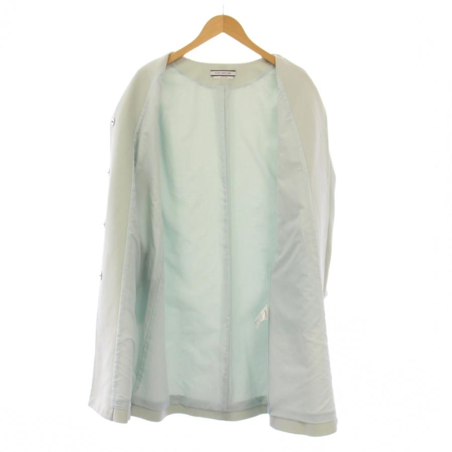 フォクシーニューヨーク FOXEY NEW YORK ノーカラーコート アウター