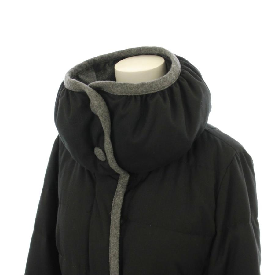 美品プラステPLST✨ブラック黒 フード付き ダウンジャケット✨ダウンコート✨M PLST(プラステ)公式 | オーバーサイズダウンコート