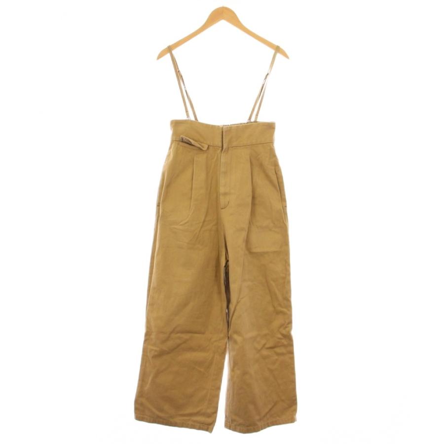 新品　PALLAS PALACE サロペット パラスパレス Pallas Palace サロペット ワイドパンツ タック ジップ