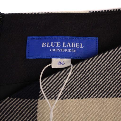 未使用品 ブルーレーベルクレストブリッジ ワンピース ひざ丈 長袖
