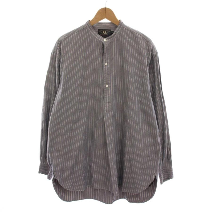 ダブルアールエル RRL ラルフローレン プルオーバー シャツ ストライプ