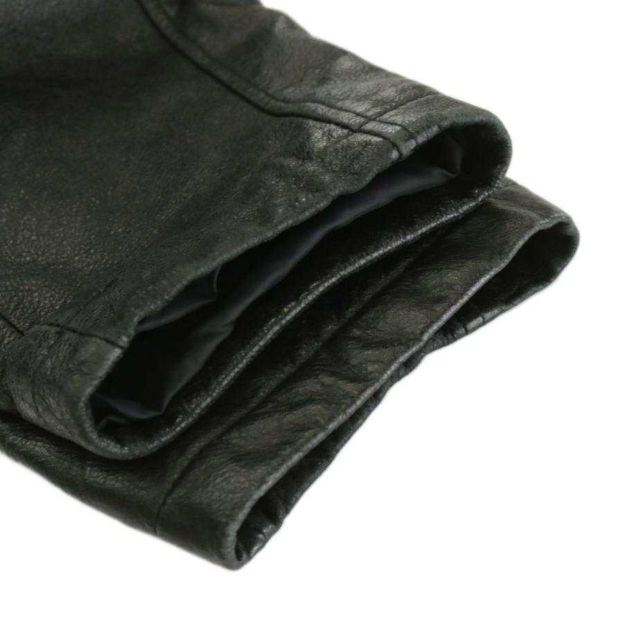 M.JULIAN Wilsons レザージャケット 革ジャン ジップアップ 黒