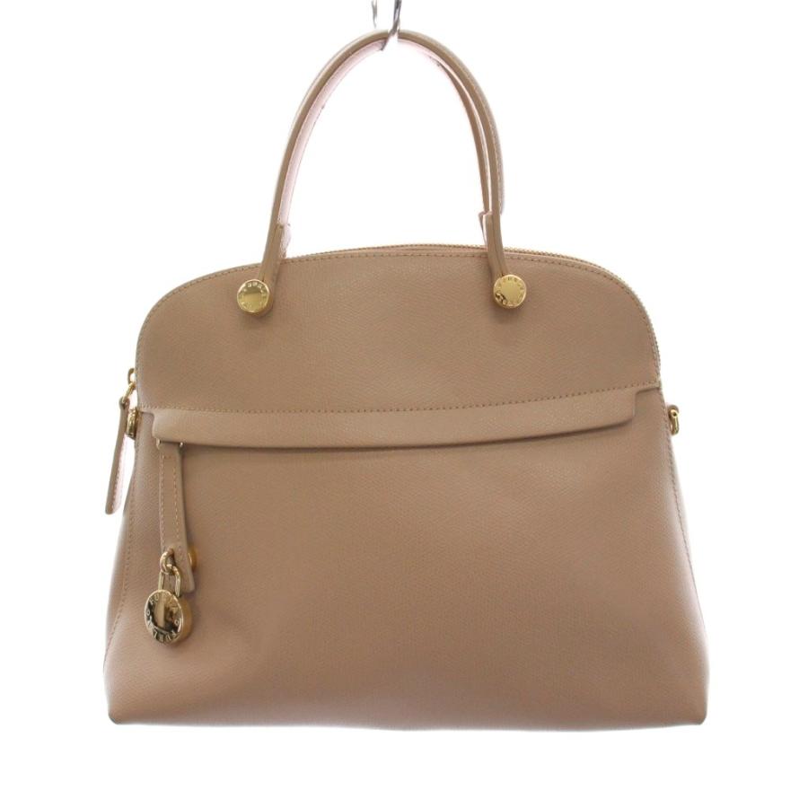 FURLA（フルラ） ハンドバッグ レザー ピンクベージュ /YM レディース