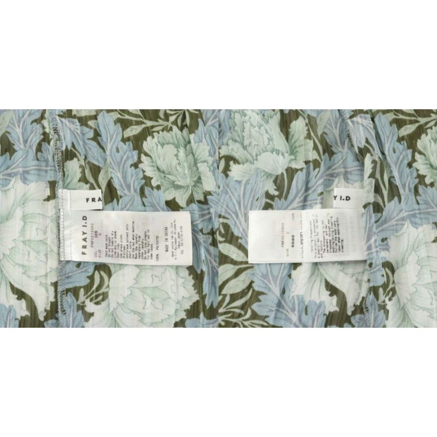 フレイアイディー FRAY I.D 21SS ウォールフラワープリントワンピース