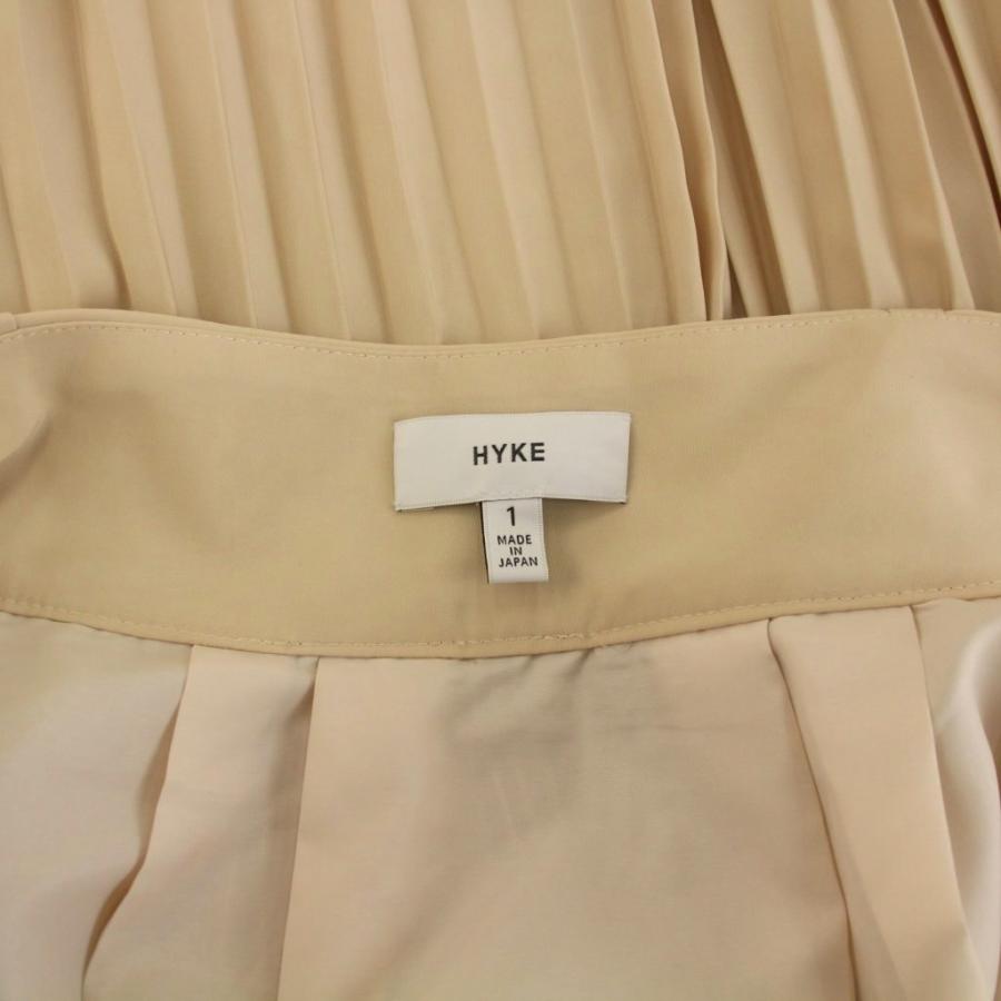ハイク HYKE PLEATED SKIRT プリーツスカート ロング 1 ベージュ 202