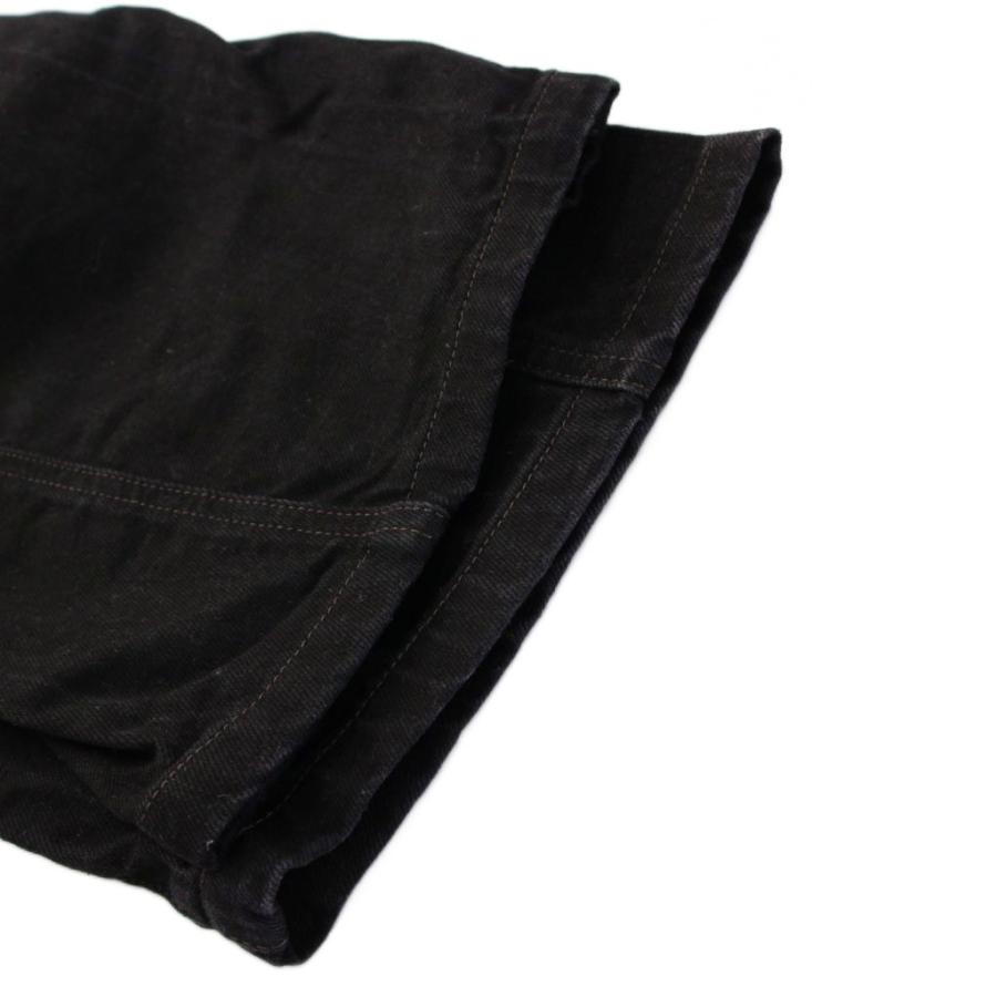 ルメール LEMAIRE ツイストベルテッドパンツ ワイド S 黒 PA326 LD1000