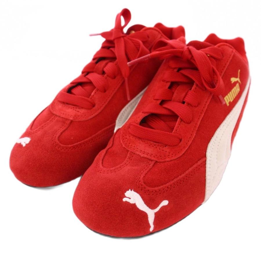 【中古】プーマ PUMA Speedcat OG スニーカー シューズ スエード UK4.5 赤 398846-02 /BM レディース PUMA（プーマ） PUMA Speedcat OG スニーカー シューズ スエード UK4.5