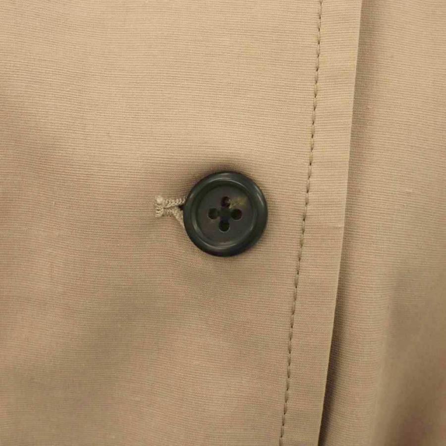 マークジェイコブス MARC JACOBS トレンチコート 麻 リネン 0 ベージュ