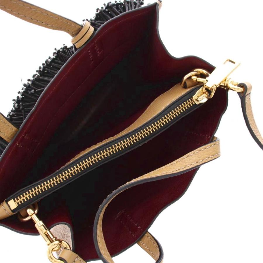 マークジェイコブス MARC JACOBS ビーズ ポンポン トートバッグ ミニ
