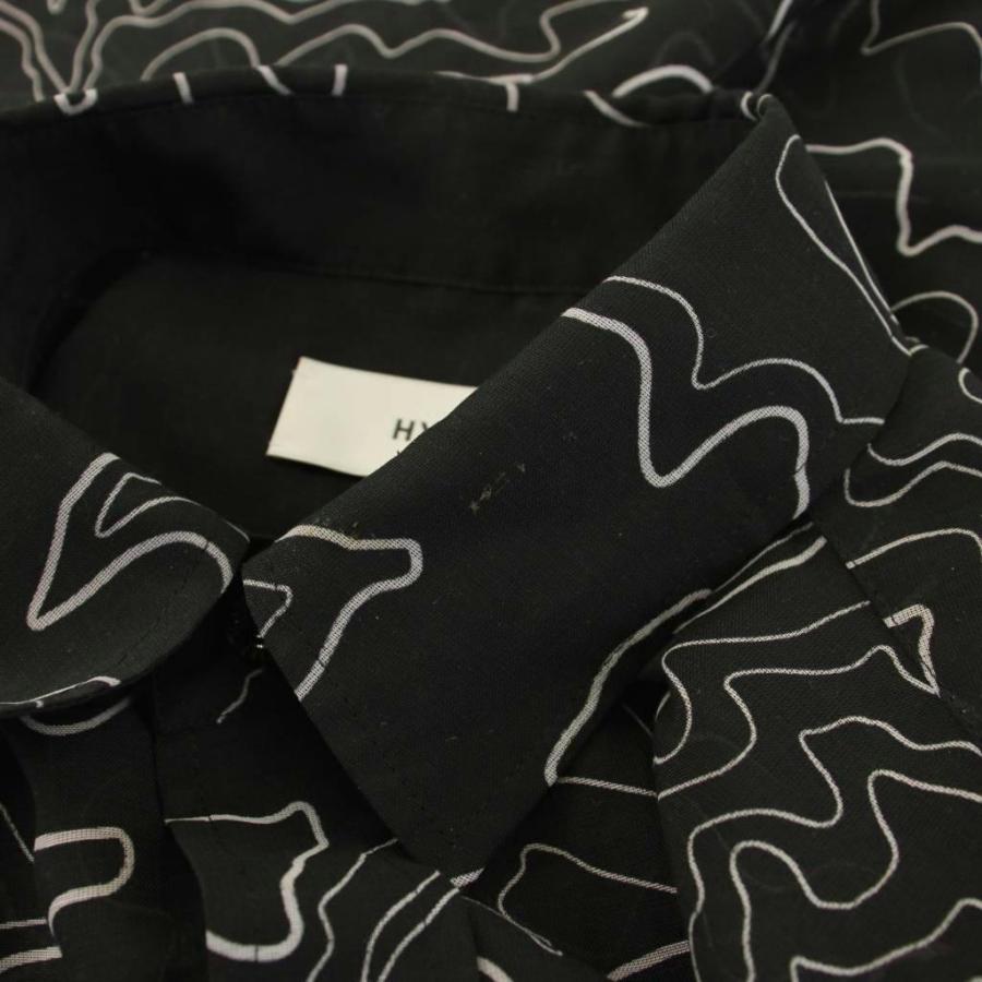 ハイク HYKE CONTOUR LINE BELL-SLEEVE SHIRT カジュアルシャツ 五分袖 