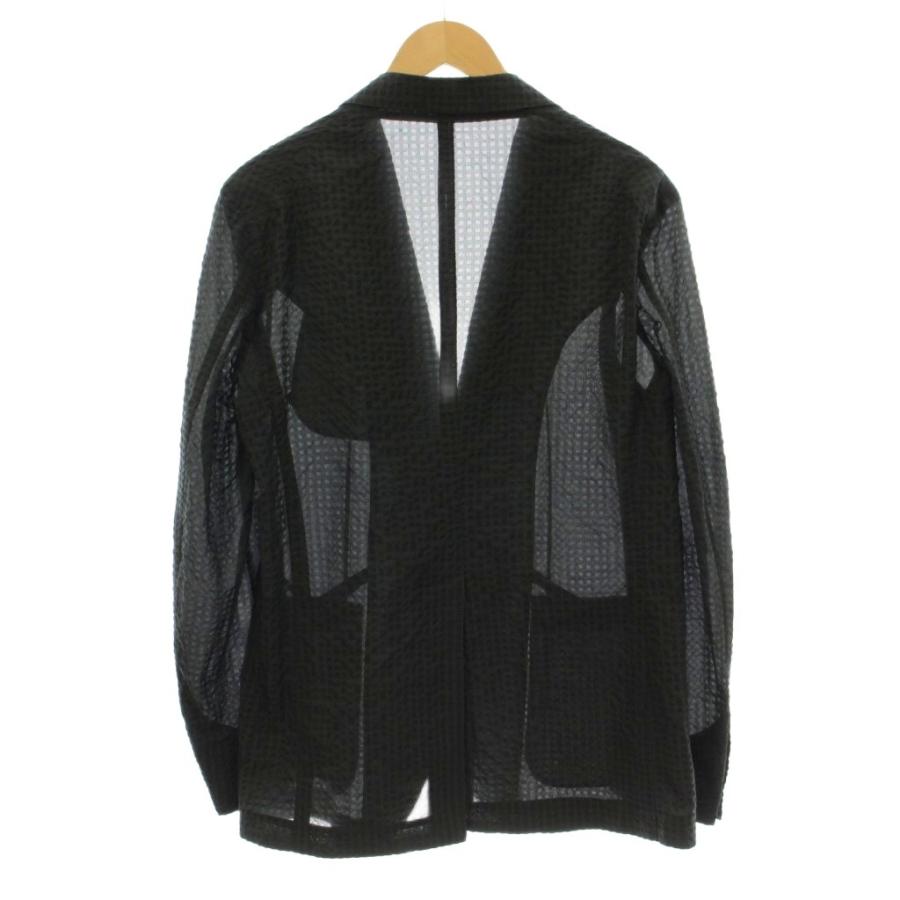 【中古】タリアトーレ サハラ シングルジャケット シアサッカー ナイロン テーラードジャケット チェック 48 C8UER025 タリアトーレ サハラ シングルジャケット シアサッカー ナイロン