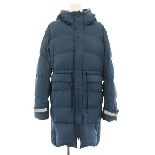 ゴルフダウンジャケット ネイビー ファー付き ルイルエブティック