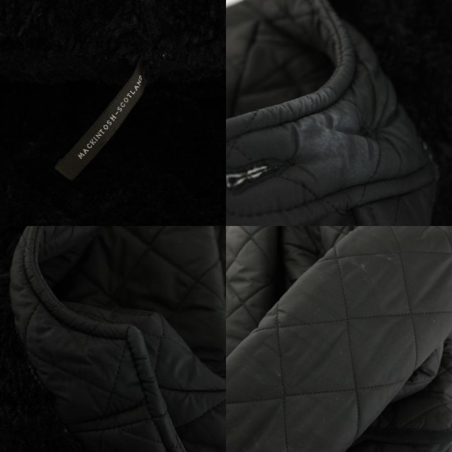 マッキントッシュ MACKINTOSH キルティングコート ロング丈 フード 裏