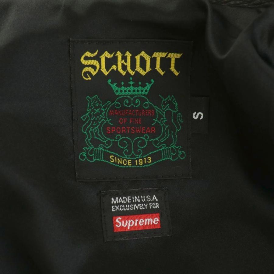 ショット SCHOTT × シュプリーム SUPREME レザージャケット 革ジャン