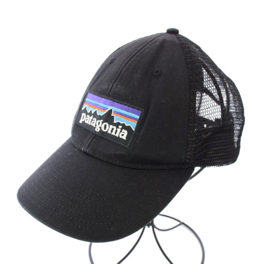 パタゴニア Patagonia メッシュキャップ 帽子 ロゴ ブラック 38283 /TK