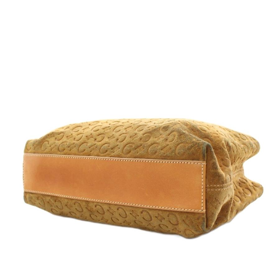 CELINE（セリーヌ） CELINE Cマカダム ハンドバッグ スエード レザー