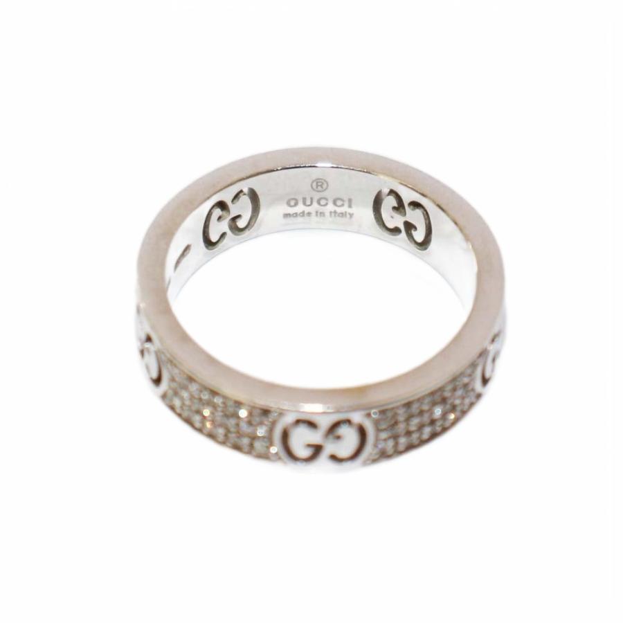 GUCCI（グッチ） ダイヤ アイコンスターダスト リング 指輪 K18WG 8号