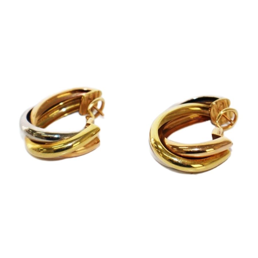 Cartier（カルティエ） トリニティ ピアス 750 K18 イエローゴールド