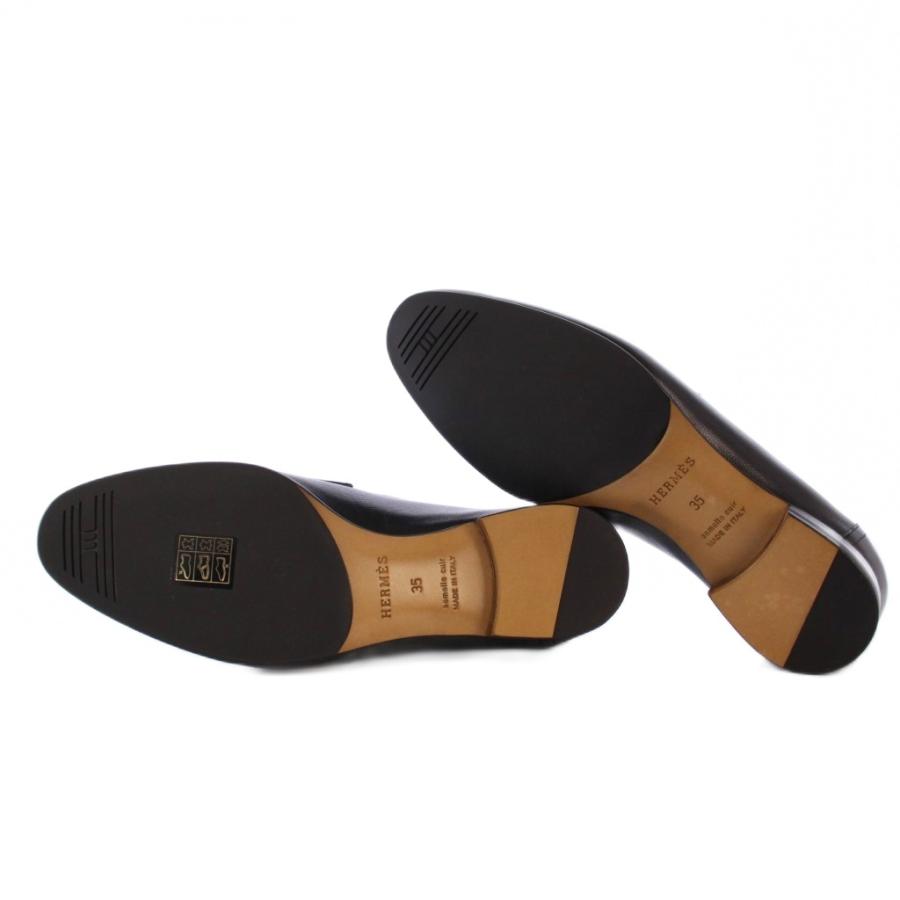 HERMES（エルメス） コンスタンス ローファー モカシン Hロゴ レザー