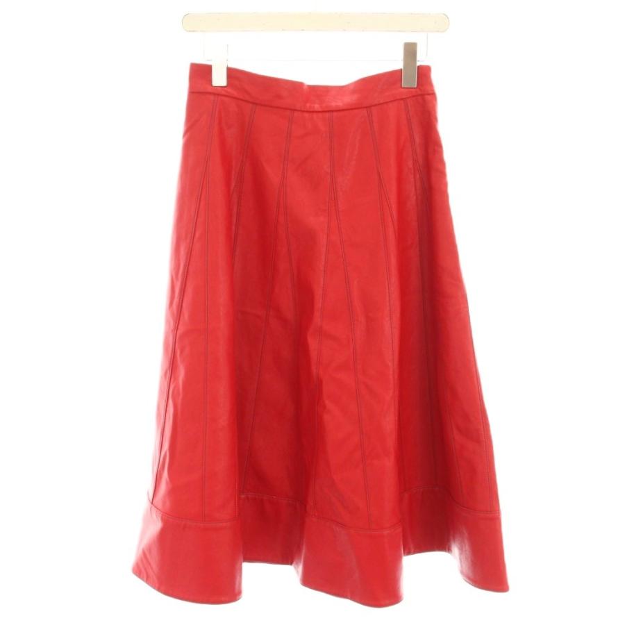 ロイスクレヨン Lois CRAYON フェイクレザースカート ロング ミモレ