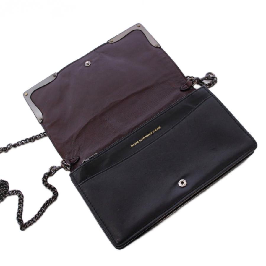 COACH コーチ メタルティローズ チェーンウォレット ショルダーバッグ