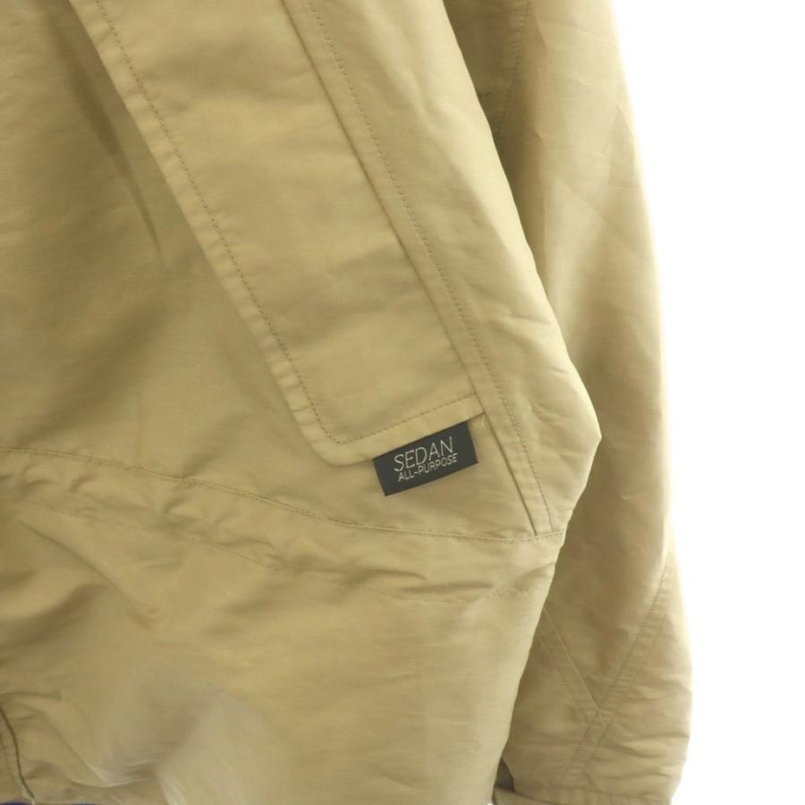 【中古】セダン オールパーパス SEDAN ALL-PURPOSE マウンテンパーカ ロゴ 刺繍 L ベージュ SD22S-JK01 /AN50 メンズ セダン オールパーパス SEDAN ALL-PURPOSE マウンテンパーカ ロゴ 刺繍