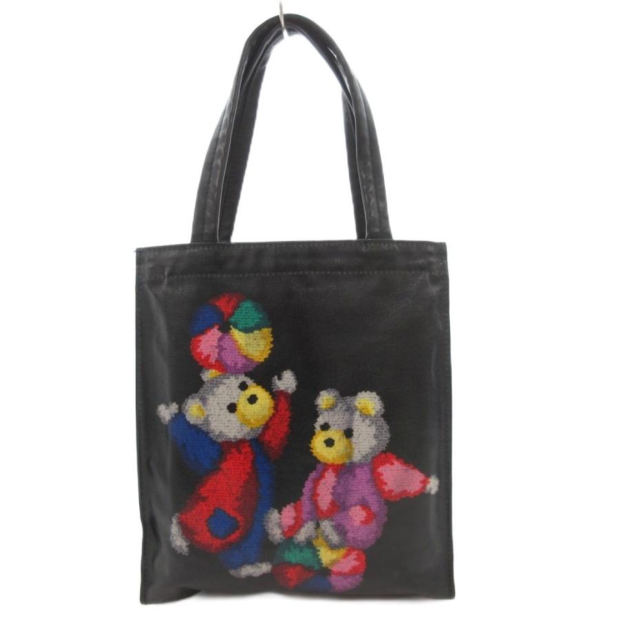 フェイラー FEILER ミニハンドバッグ トート クマ柄 ベア ビニール