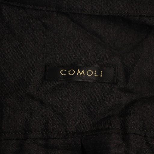 【中古】未使用品 コモリ COMOLI 25SS ウールシルク 半袖オープンカラーシャツ 1 黒 B01-02006 /BM メンズ 未使用品 コモリ COMOLI 25SS ウールシルク 半袖オープンカラーシャツ