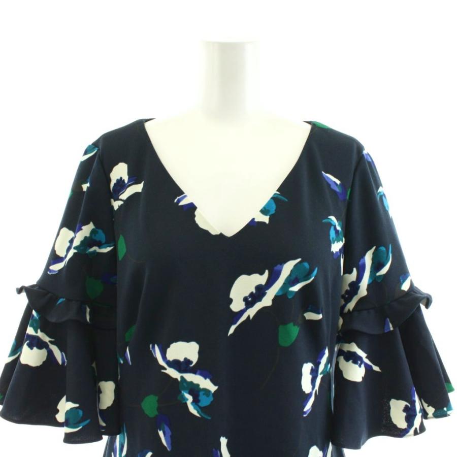 ローレンラルフローレン LAUREN RALPH ワンピース ひざ丈 5分袖 フレア