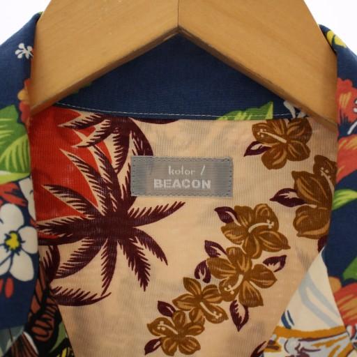 【中古】カラー kolor BEACON アロハシャツ 半袖 オープンカラー 総柄 2 マルチカラー /BB メンズ カラー kolor BEACON アロハシャツ 半袖 オープンカラー 総柄 2 マルチ