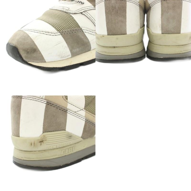 【中古】ニューバランス NEW BALANCE CM996MIG スニーカー シューズ レザー スエード US10.5 グレー 白 メンズ New Balance（ニューバランス） NEW BALANCE CM996MIG スニーカー