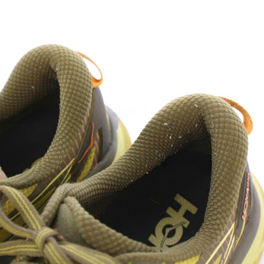 【中古】ホカオネオネ マファテスピード2 スニーカー US12 29cm 緑 グリーン カーキ F27223G ホカオネオネ HOKA ONE MAFATE SPEED 2 マファテスピード2 スニーカー