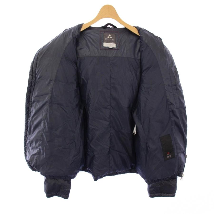 【中古】ピューテリー PEUTEREY ダウンジャケット フード ナイロン アウター ジップアップ 46 紺 47223003 /TK メンズ ピューテリー PEUTEREY ダウンジャケット フード ナイロン アウター