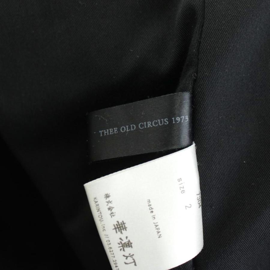 オールドサーカス THEE OLD CIRCUS モッズコート ロング ファー 2 黒