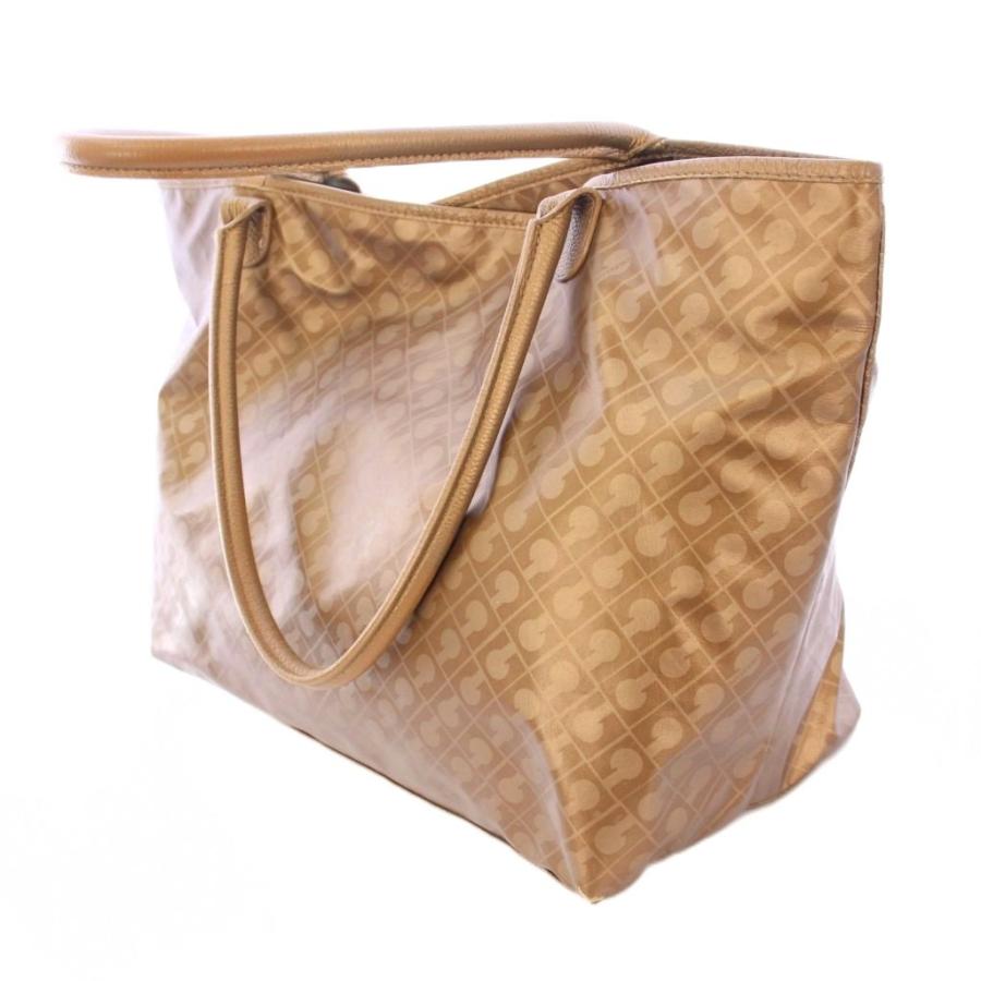 ゲラルディーニ GHERARDINI トートバッグ ハンドバッグ 総柄 茶