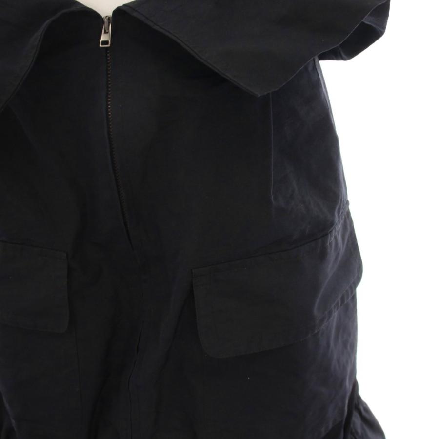 ジルサンダー JIL SANDER NAVY スカート ロング 34 紺 ネイビー